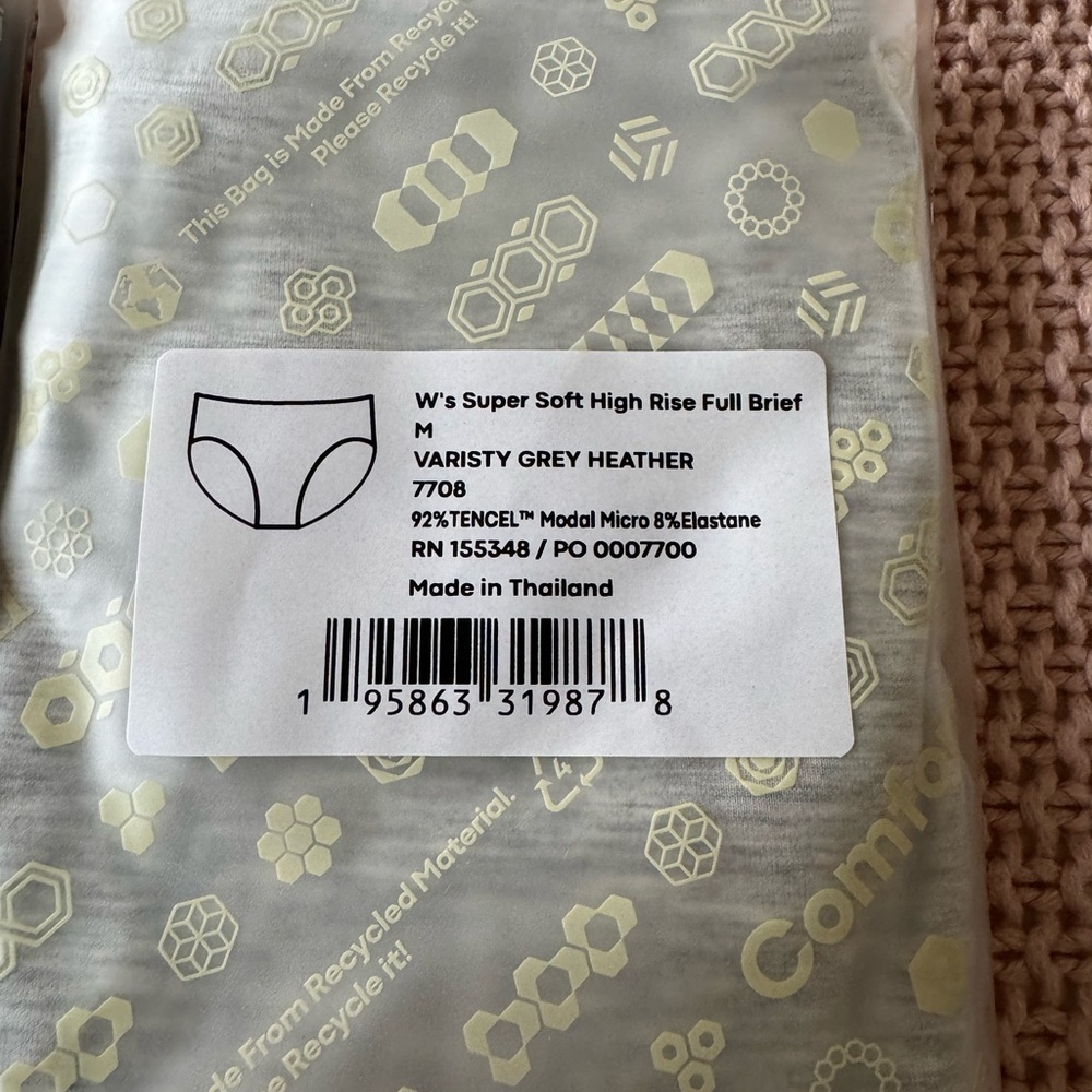 NWT 2 Pairs Bombas Super Soft High Rise Full  Briefs in Heather Gray & Black - Picture 5 of 7